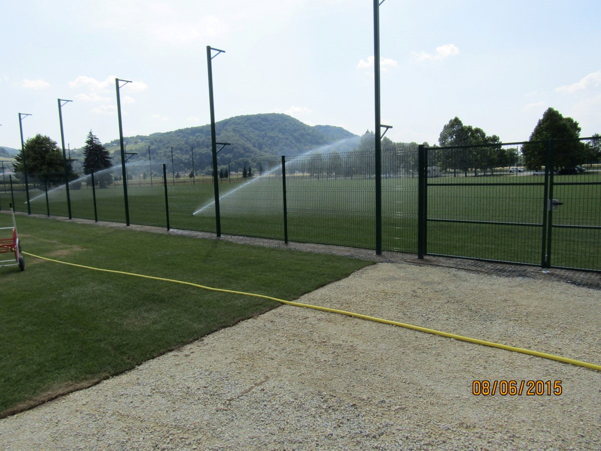 Vadbeno, termalno ogrevano nogometno igrišče, Terme Čatež, Čatež ob Savi, 2015